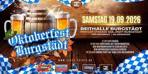 Oktoberfest Burgst\u00e4dt 2026