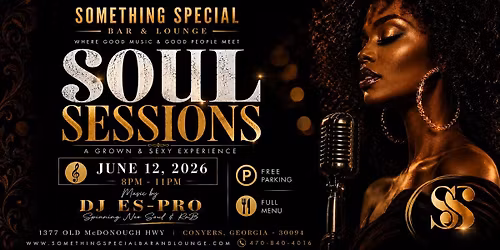 SOMETHING SPECIAL SOUL SESSIONS IN JUNE