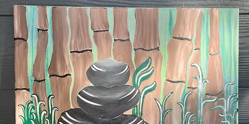 Join our serene \u201cZentastic\u201d paint and sip painting event