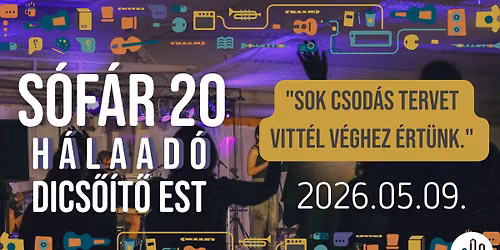 S\u00f3f\u00e1r20- H\u00e1laad\u00f3 dics\u0151\u00edt\u00e9s\ud83d\ude4c\ud83c\udffb