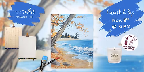 Sunday Paint & Sip \u2013 Creative Fun in Newark, DE: Coastal Grandma Core