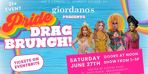 Giordano\u2019s Pride Drag Brunch