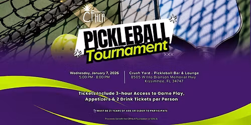 CFHLA Foundation Pickleball Challenge