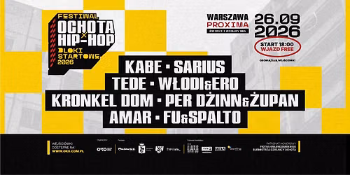 OCHOTA x HIP-HOP 'BLOKI STARTOWE' 2026