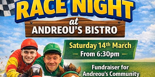 Race Night for Andreou's FC