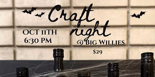 Halloween Crafts & Cocktails