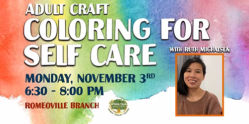 Adult Craft: Coloring for Self-Care with Ruth Michalsen