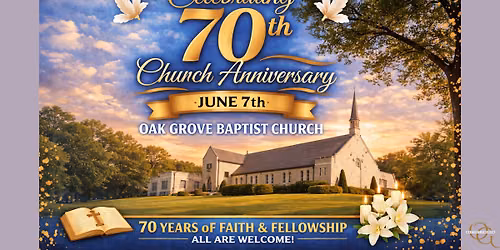 70th Church Anniversary 