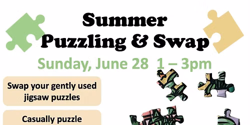 June Casual Puzzling & Puzzle Swap - State College, PA