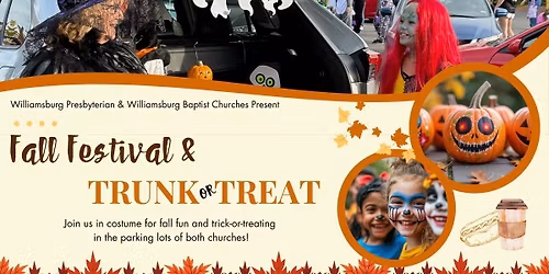 Trunk or Treat Fall Festival