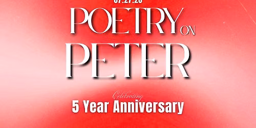 Poetry On Peter 5 Year Anniversary Feat. Miyana