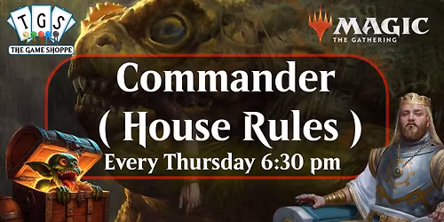 Weekly MTG Commander - House Rules