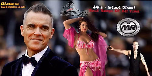 Let Me Entertain You: A Robbie Williams Tribute Night \u2013 Iconic Hits, Unstoppable Energy!...\ud83c\udfb6\ud83d\udc83\u2728