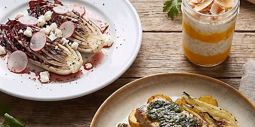 Coastal Cooking Class: Chimichurri Swordfish & Mango Coconut Parfait