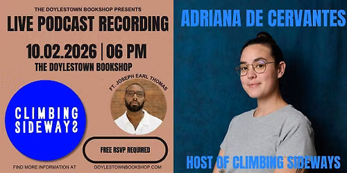 Climbing Sideways Live: Podcast Recording at the Doylestown Bookshop