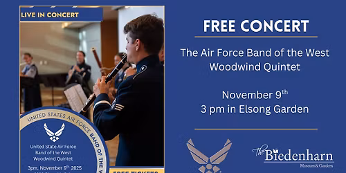 FREE Concert Air Force Band of the West Quintet