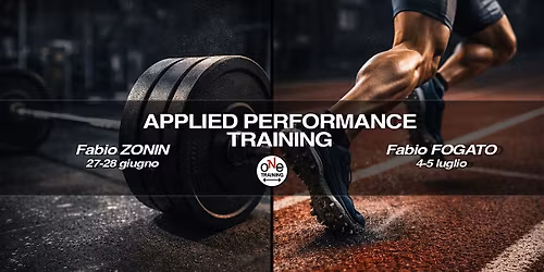 Applied Performance Training con Fabio Zonin e Fabio Fogato