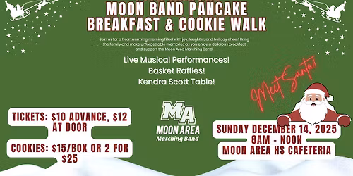 14th Annual Moon Band Pancake Breakfast and Cookie Walk!