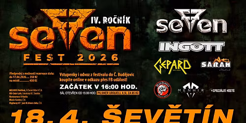 SEVEN FEST IV. RO\u010cN\u00cdK | KD \u0160ev\u011bt\u00edn