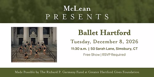 McLean Presents: Ballet Hartford