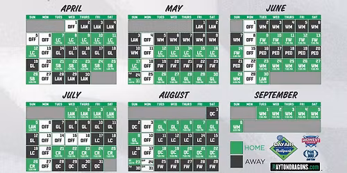 Dayton Dragons vs. Quad Cities River Bandits