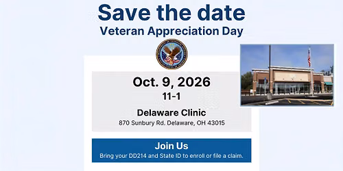 Veteran Appreciation Event - Delaware Clinic 