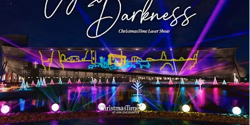 Christmas lights at the Ark