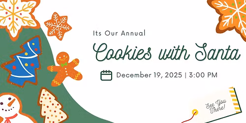 Cookies with Santa! \ud83c\udf6a\ud83c\udf85