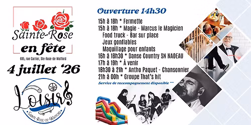 Ste-Rose en f\u00eate