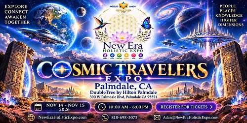 Cosmic Travelers Expo Spiritual Fair, Nov 14-15, 2026, Palmdale, CA
