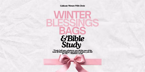 Winter Blessings Bags & Bible Study