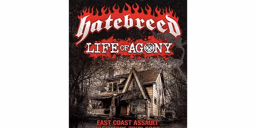 HATEBREED \u2717 LIFE OF AGONY - East Coast Assault On Europe Tour 2026 - Berlin, Columbiahalle