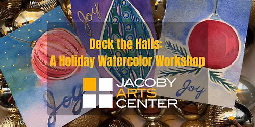 Deck the Halls: A Holiday Watercolor Workshop