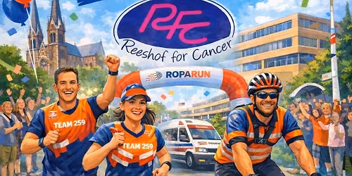 Roparun doorkomst Tilburg Reeshof