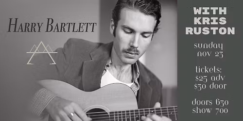 Harry Bartlett and Band with Kris Ruston Jazzy Night at the Effie