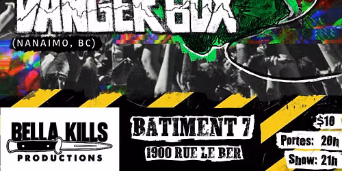DANGER BOX - LES SARCASTIQUES - AREA-9 TUESDAY NIGHT PUNK SHOW!!