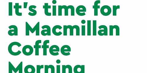 Macmillan Coffee Morning! 
