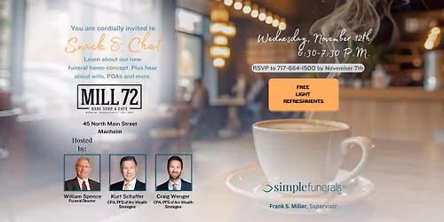 Snack and Chat with Simple Funerals