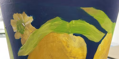 When Life Gives You Lemons\u2026 Paint a Pot! - an Acrylic Painting Class