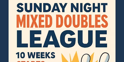 Sunday Night Mixed Doubles League