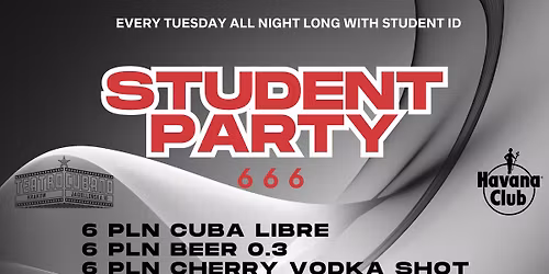 STUDENT PARTY\ud83c\udf52\u2728| discounts with student ID !