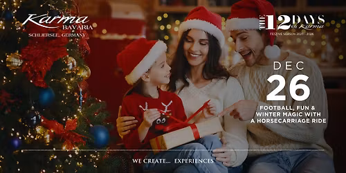 FOOTBALL, FUN & WINTER MAGIC WITH A HORSE-CARRIAGE RIDE