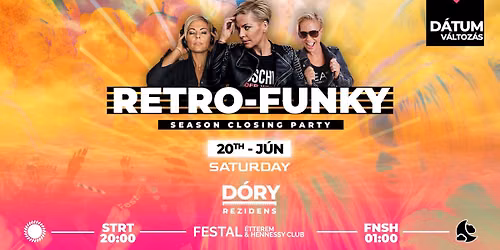 D\u00c1TUM V\u00c1LTOZ\u00c1S\ud83e\udea9 RETRO \u2022 FUNKY PARTY \u2022 FESTAL 06.20.\ud83e\udea9