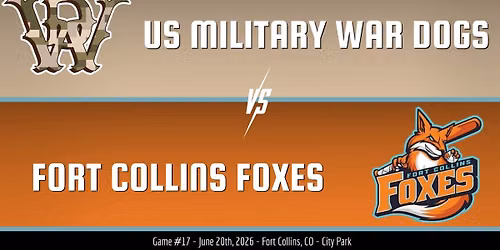Fort Collins Foxes vs. US Military War Dogs
