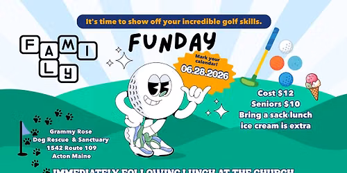 Family Funday at Grammy Rose - Mini Golf