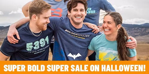 SUPER BOLD SUPER SALE ON HALLOWEEN