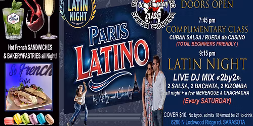 \ud83d\udc83\ud83d\udd7aPARIS LATINO Latin Night + free Cuban SALSA class!