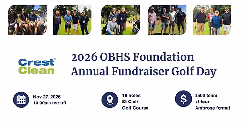 Crest Clean OBHS Foundation Golf Day