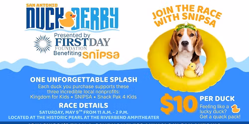 San Antonio Duck Derby Presented by First Day Foundation
