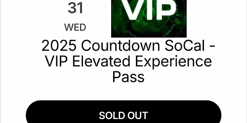 Countdown SoCAL - 2 Day Pass